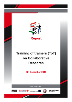 MaatHRI Training of trainers (ToT) on Collaborative Research Report 2019. Thumbnail preview of the file.