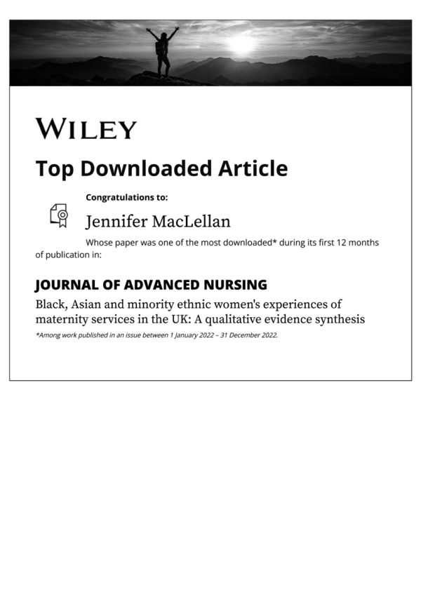 Top Downloaded Article Certificate. Thumbnail preview of the file.