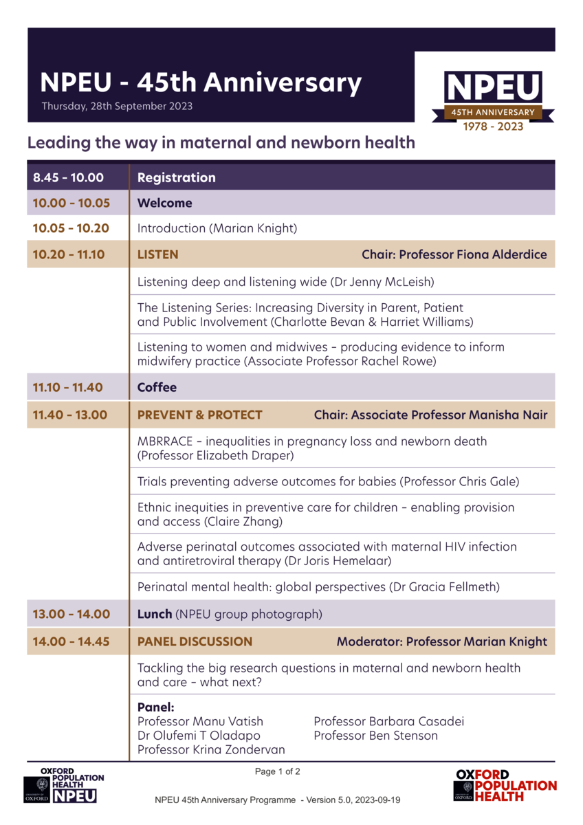 NPEU 45th Programme V5.0. Thumbnail preview of the file.