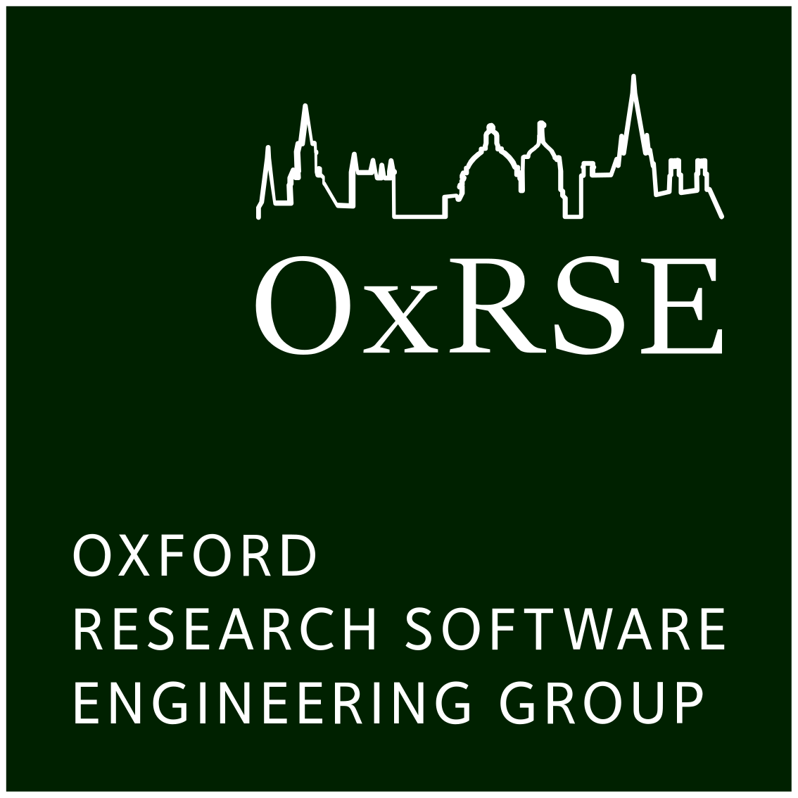Logo: OxRSE - Oxford Research Software Engineering Group