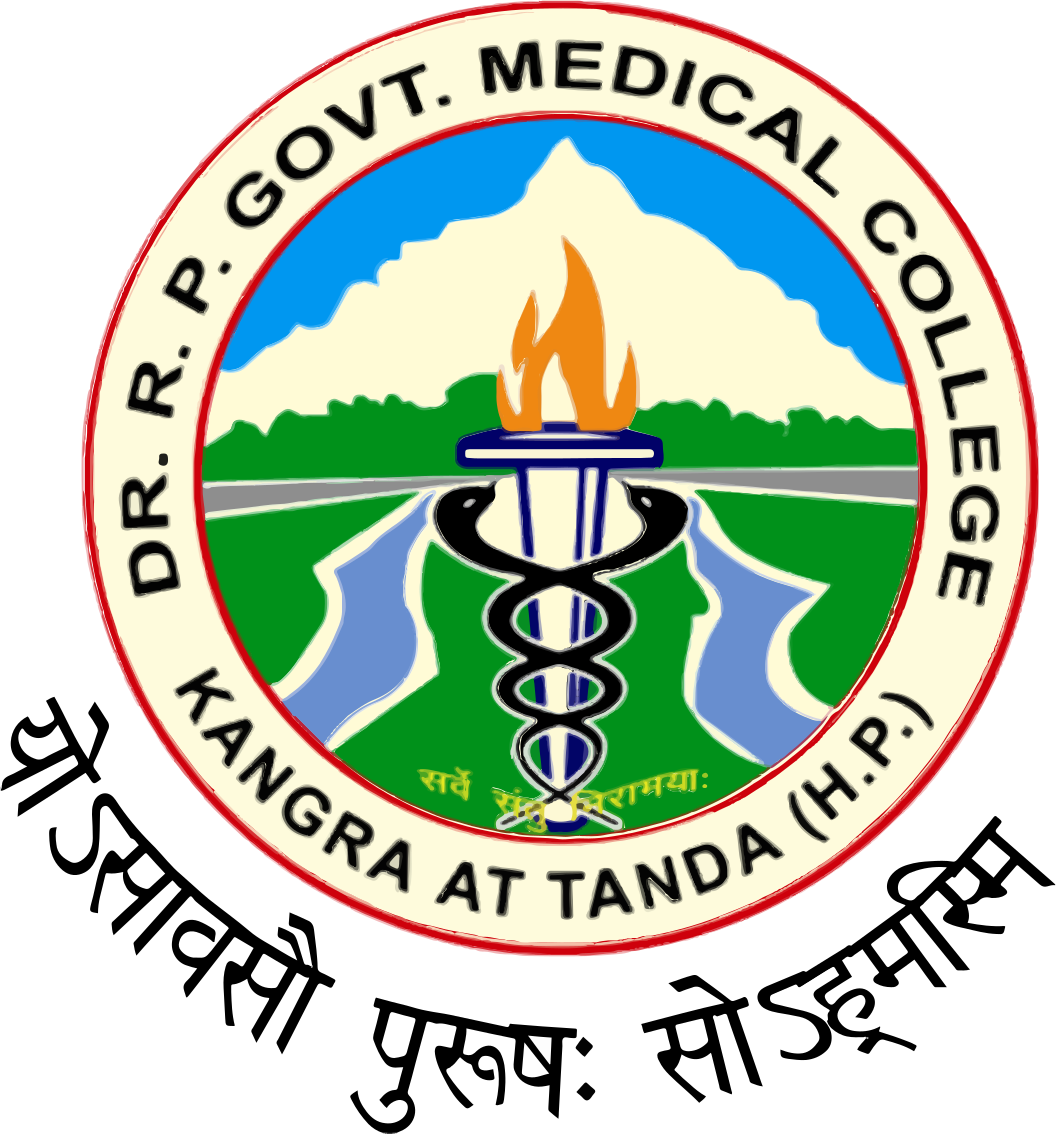 Logo: DR. R. P. Govt. Medical College KANGRA AT TANDA H.P.