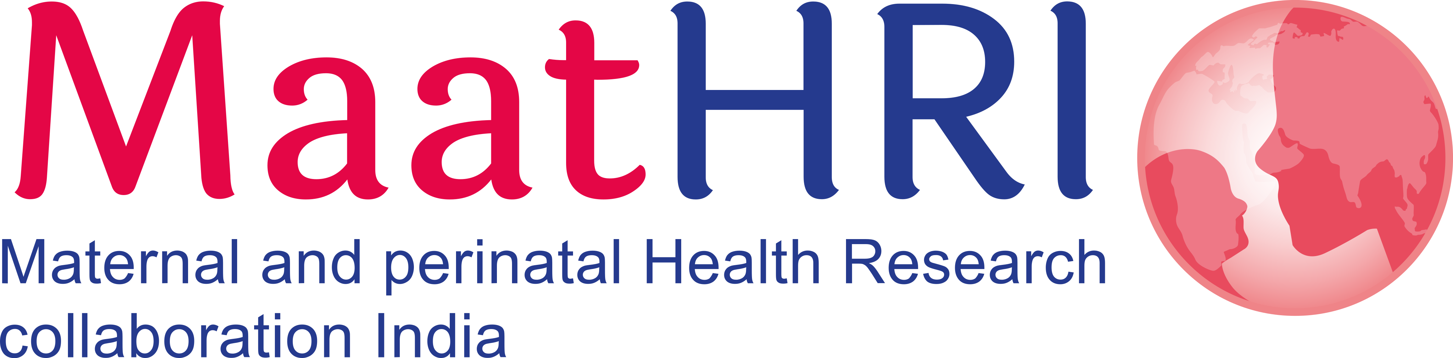 Logo: MAATHRI - maternal and Perinatal Health Research Collaboration in India