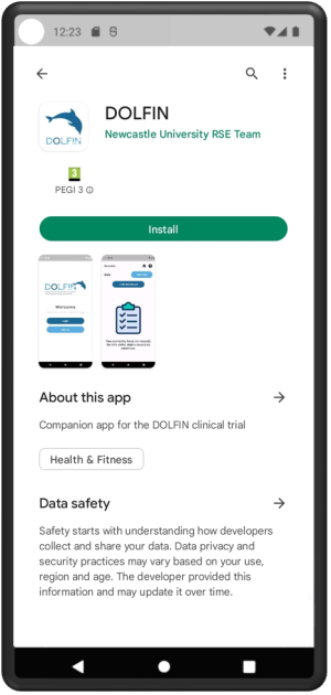 DOLFIN App - Google Screenshot