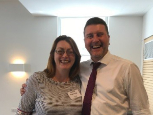 Rachel Plachcinski and Ed Juszczak